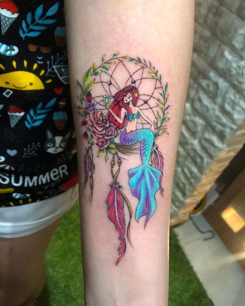 30 Pretty Mermaid Tattoos to Inspire You