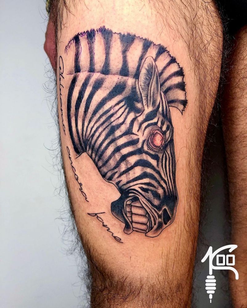 30 Pretty Zebra Tattoos You Must Try