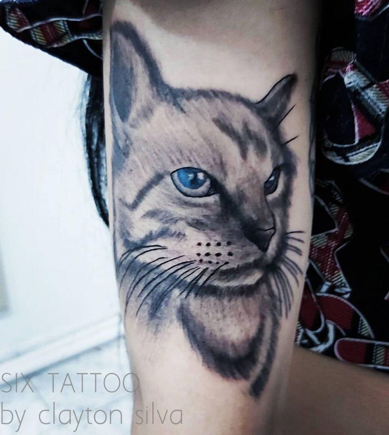 30 Cute Cat Tattoos You Will Love