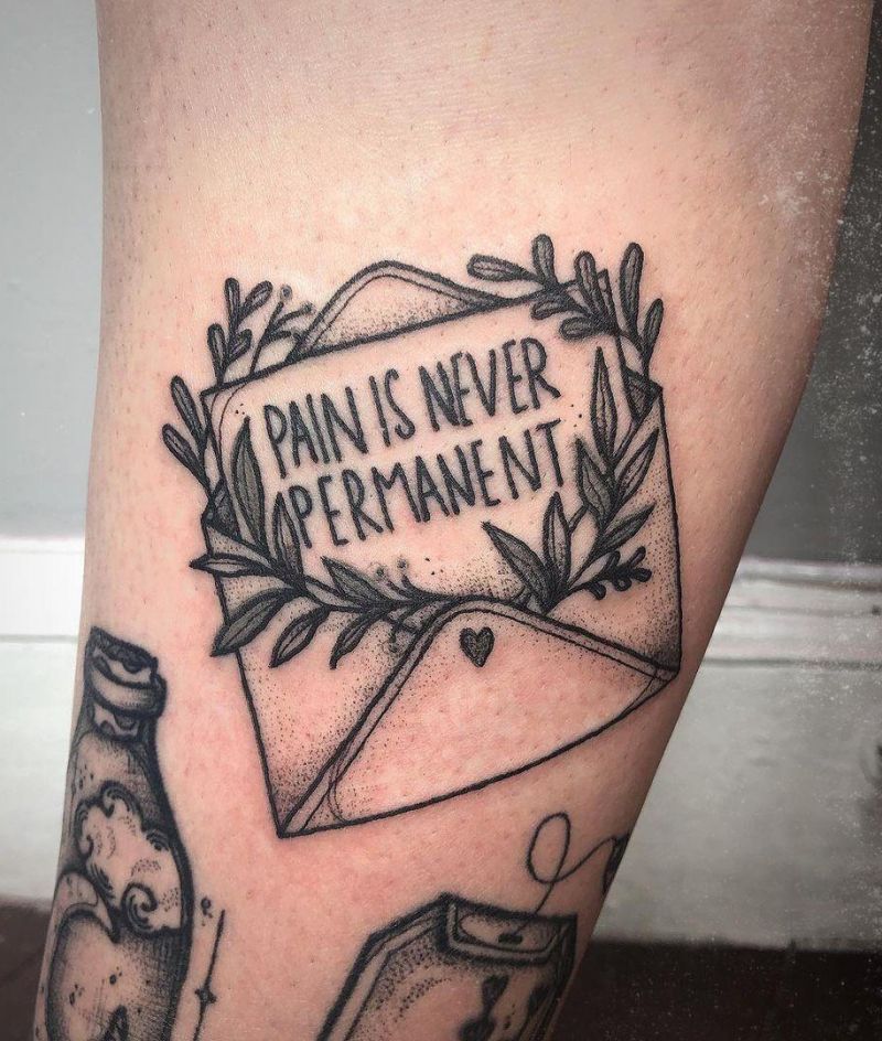 30 Pretty Envelope Tattoos Show Your Temperament