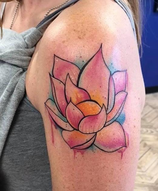 30 Pretty Lotus Flower Tattoos You Will Love