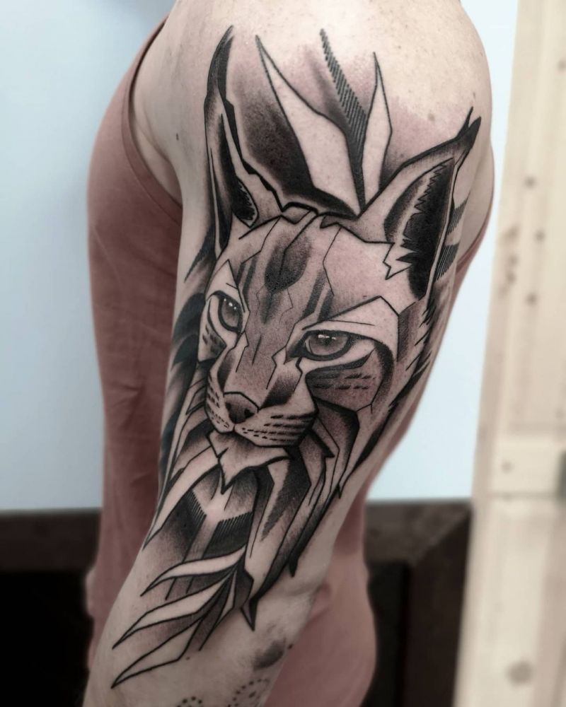 30 Pretty Lynx Tattoos You Will Love