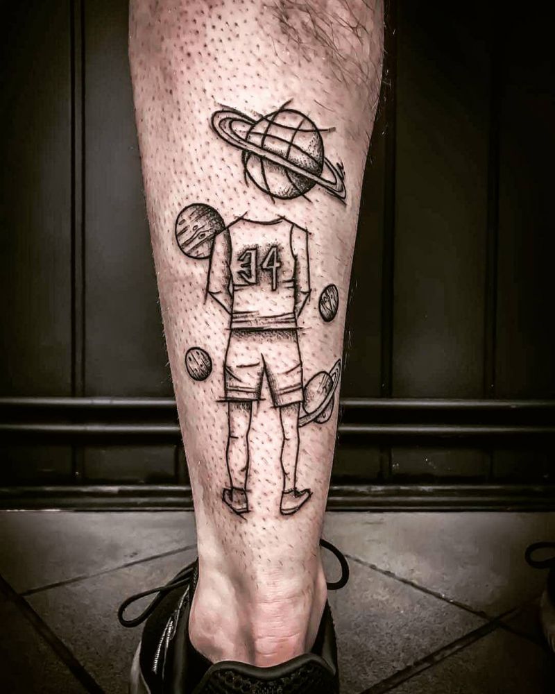 30 Pretty Basketball Tattoos for Inspiration