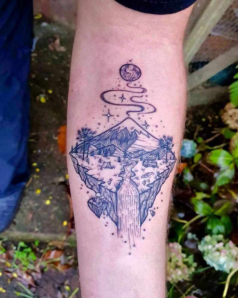 30 Pretty Camp Tattoos You Will Love