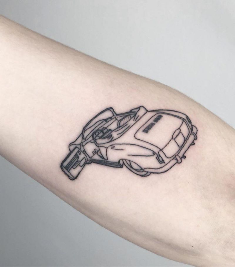 30 Pretty Car Tattoos for Inspiration