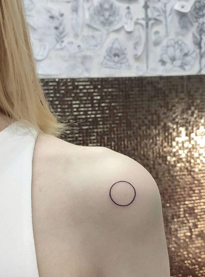 30 Pretty Circle Tattoos You Must Try