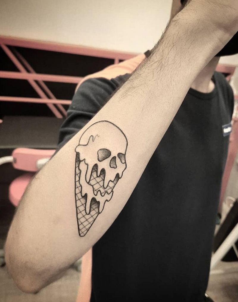 30 Pretty Icecream Tattoos for Inspiration