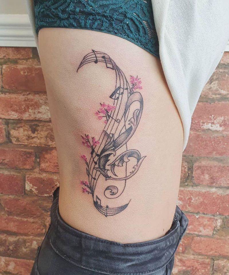 30 Pretty Music Tattoos to Inspire You