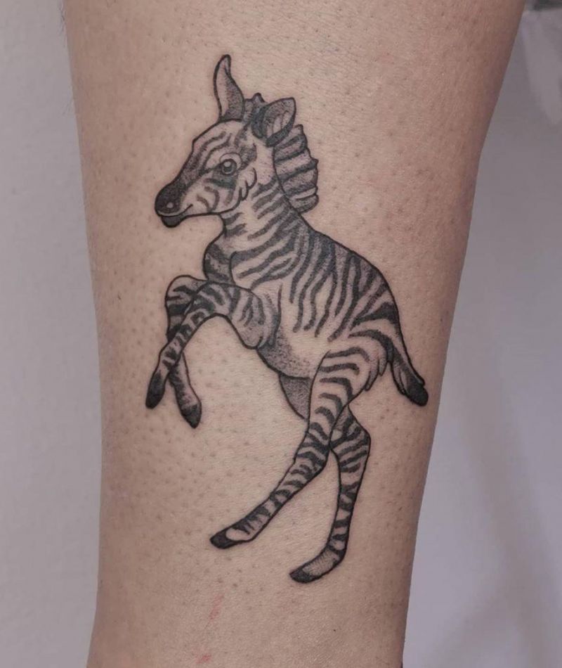 30 Pretty Zebra Tattoos You Must Try