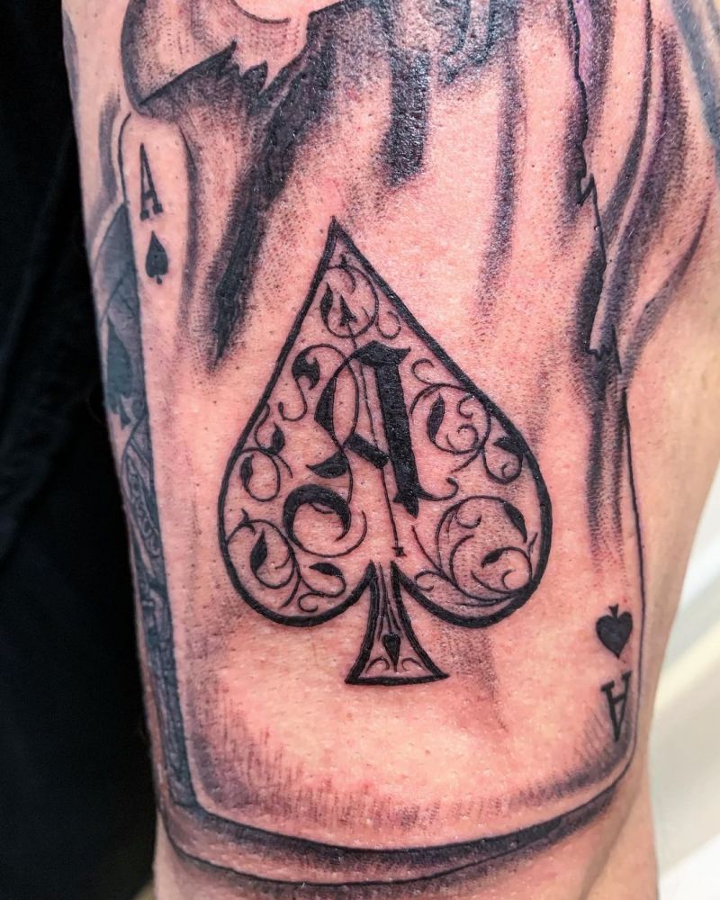 30 Pretty Ace of spades Tattoos to Inspire You