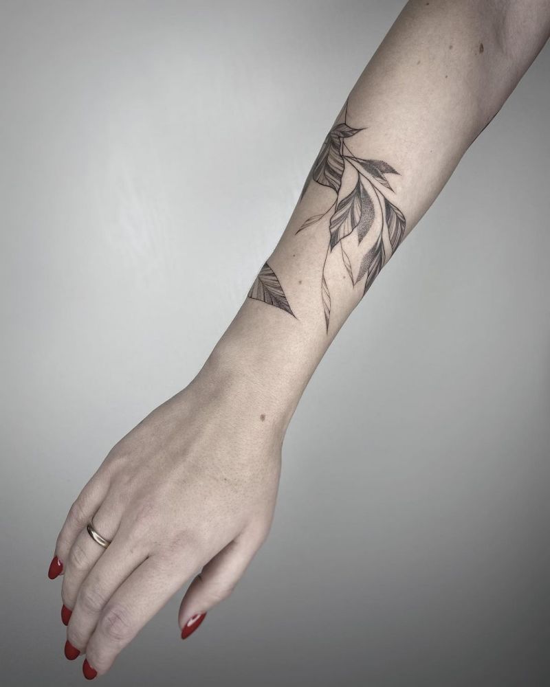 30 Pretty Branch Tattoos You Must Try