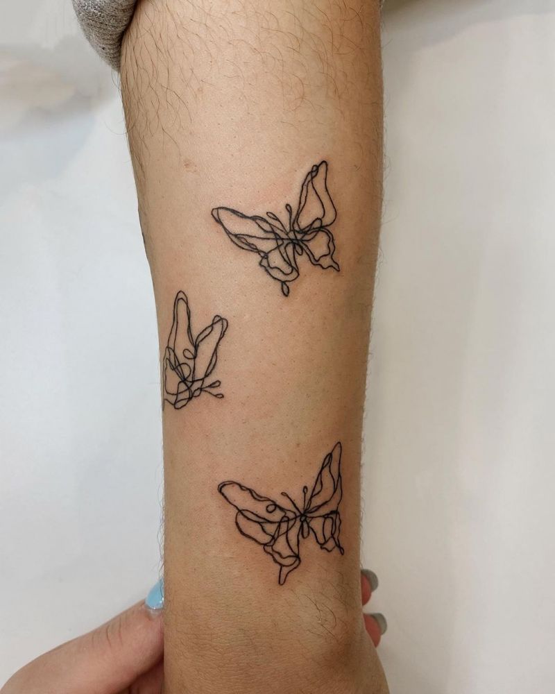 30 Pretty Butterfly Tattoos for Inspiration