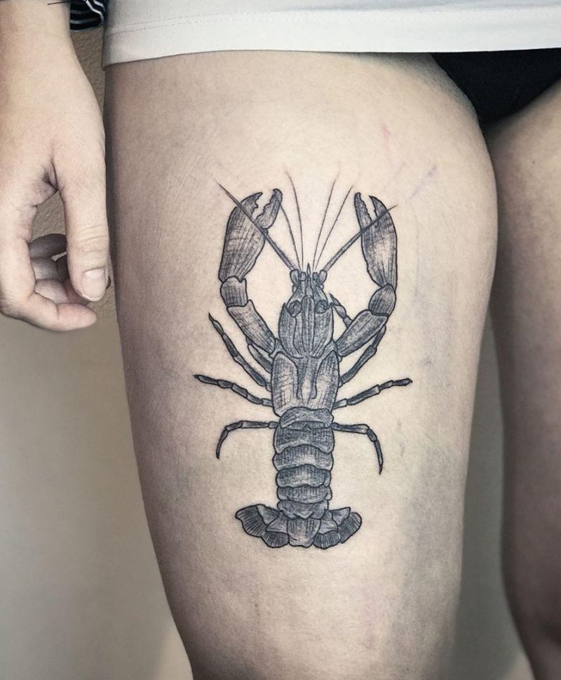 30 Pretty Crayfish Tattoos Make You Beautiful