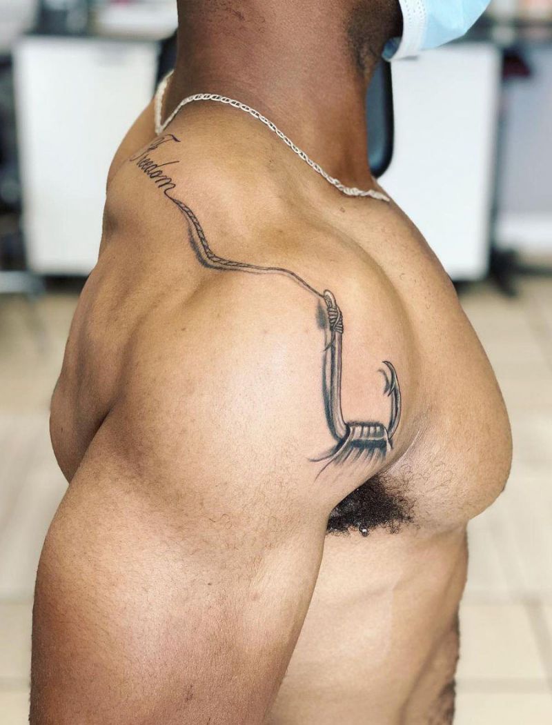 30 Pretty Fishhook Tattoos You Must Try