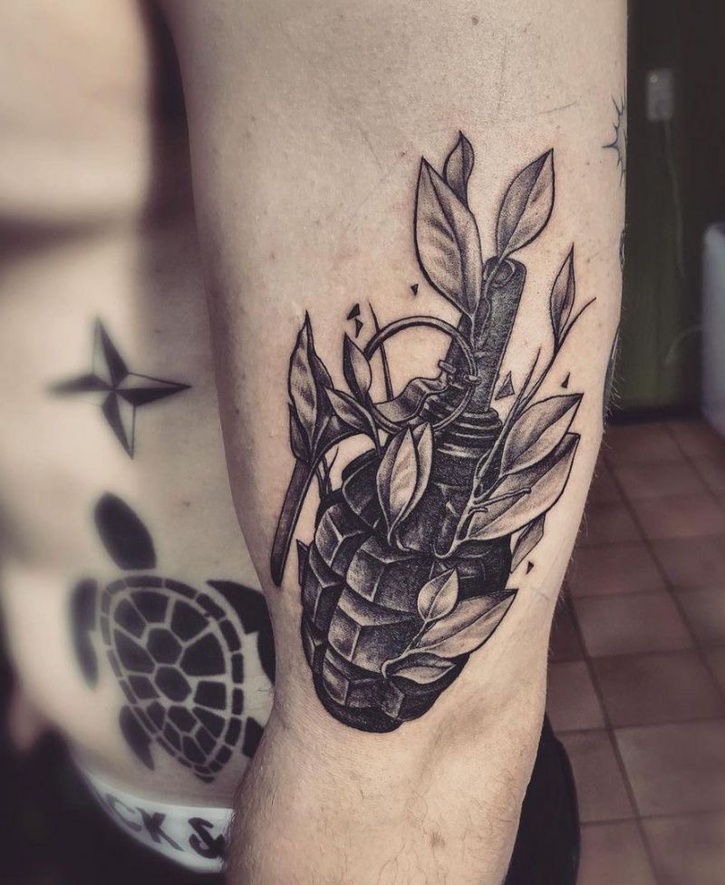 30 Pretty Grenade Tattoos You Must Try