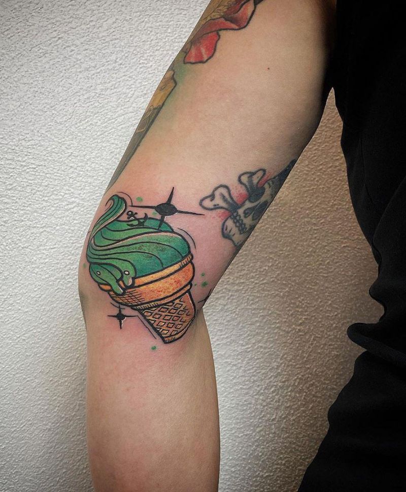 30 Pretty Icecream Tattoos for Inspiration