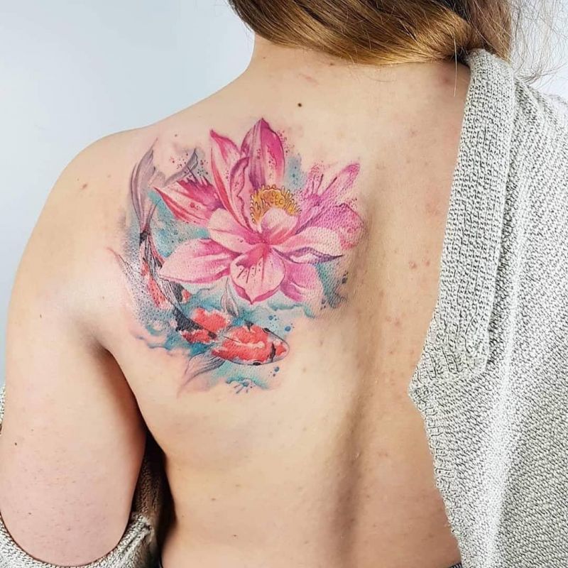 30 Pretty Lotus Flower Tattoos You Will Love