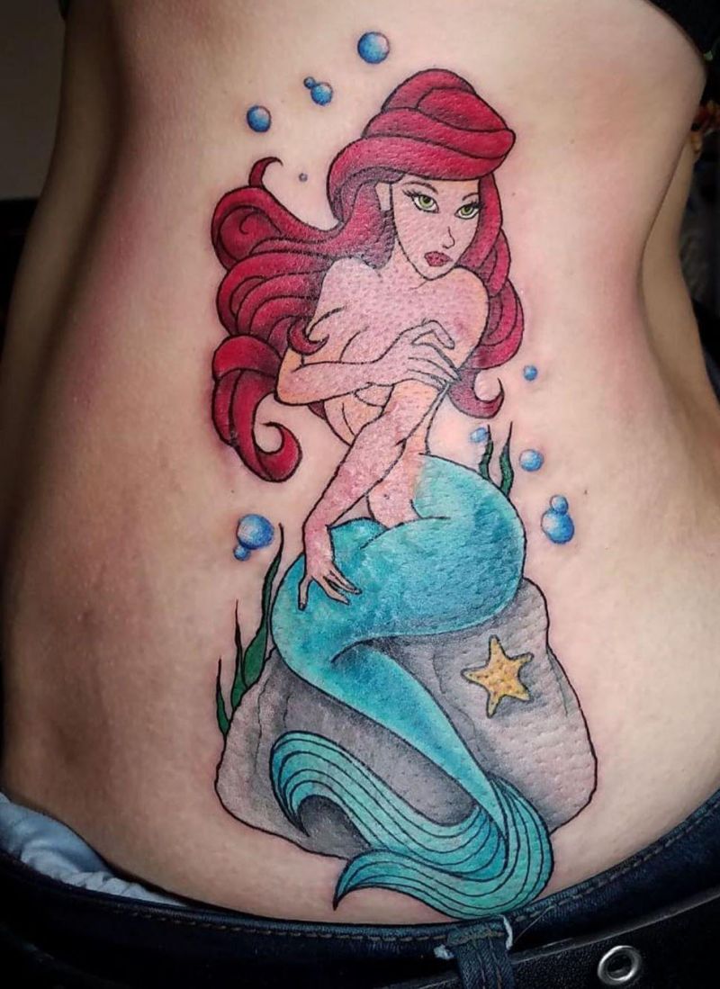 30 Pretty Mermaid Tattoos to Inspire You