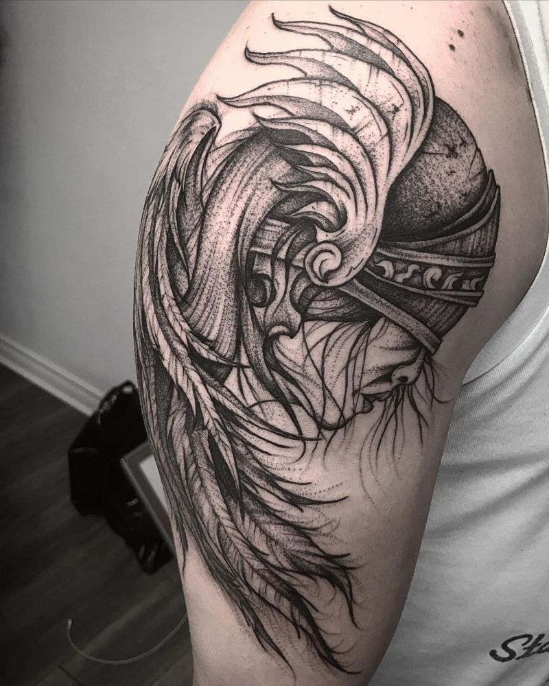 30 Pretty Valkyrie Tattoos to Inspire You