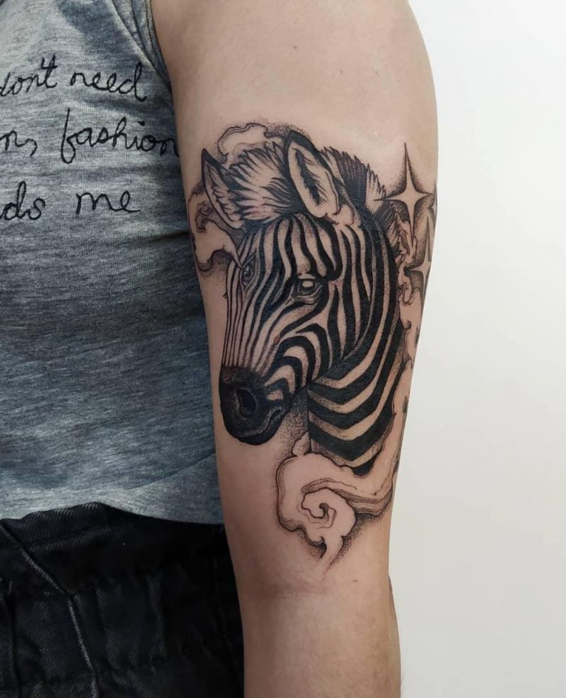 30 Pretty Zebra Tattoos You Must Try