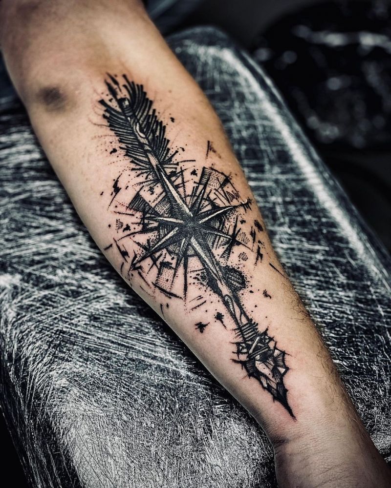 30 Pretty Arrow Tattoos Improve Your Temperament