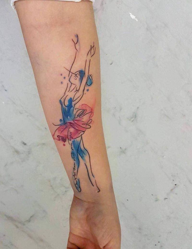 30 Pretty Ballerina Tattoos You Will Love