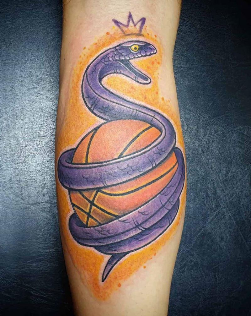 30 Pretty Basketball Tattoos for Inspiration