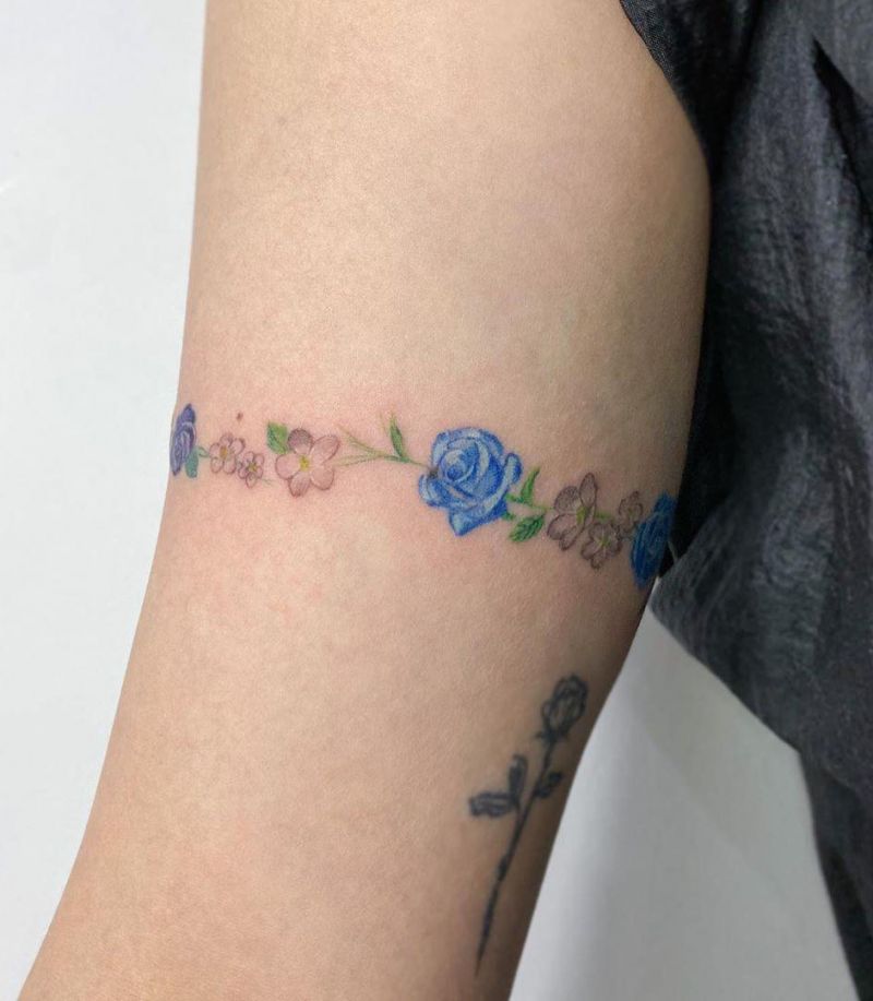 30 Pretty Blue Rose Tattoos You Must Try