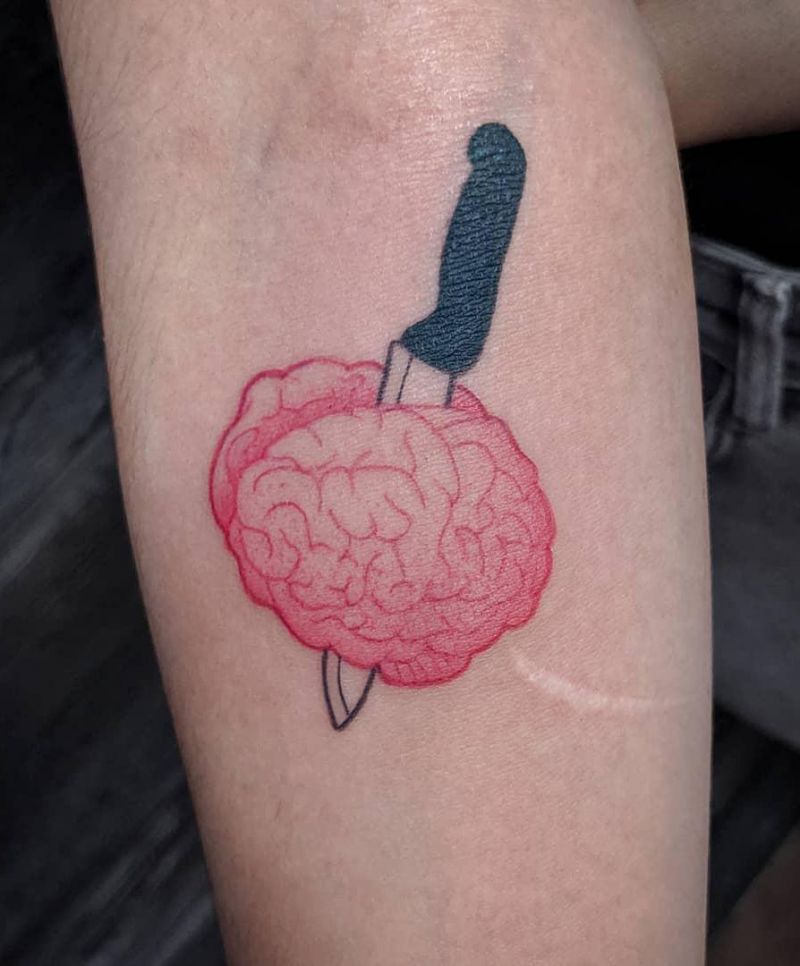 30 Pretty Brain Tattoos Make You Beautiful