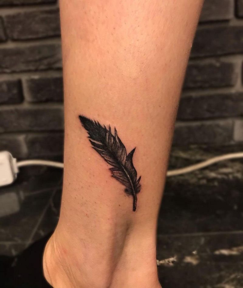 30 Pretty Feather Tattoos You Must Try