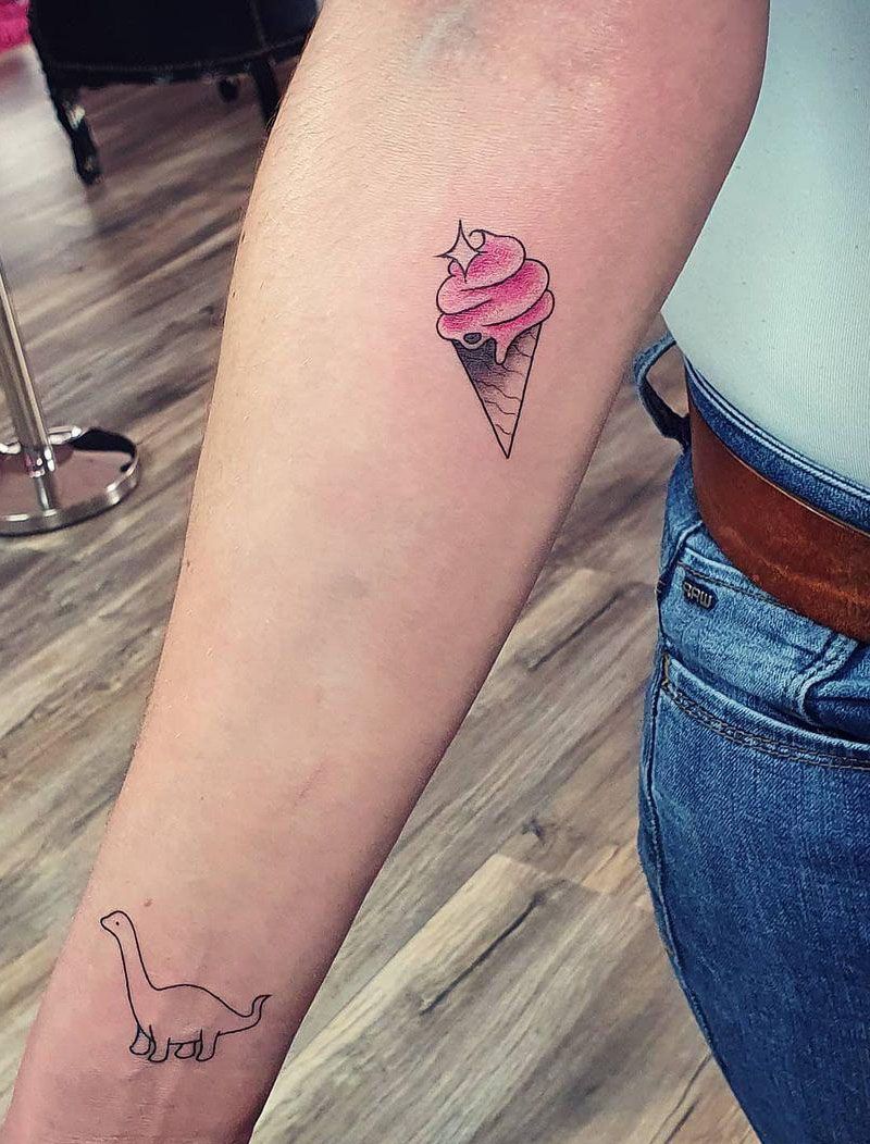 30 Pretty Icecream Tattoos for Inspiration