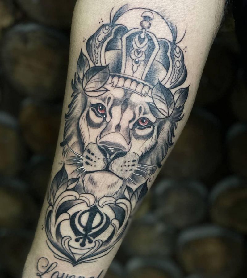 30 Pretty Lion Tattoos Show Your Temperament