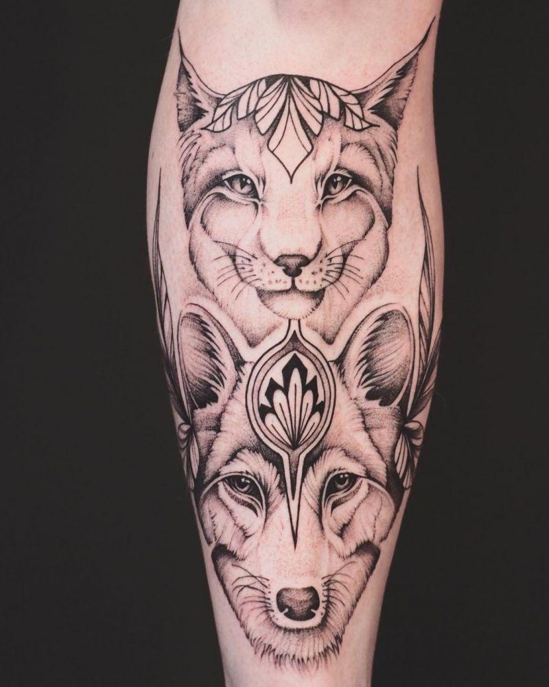 30 Pretty Lynx Tattoos You Will Love