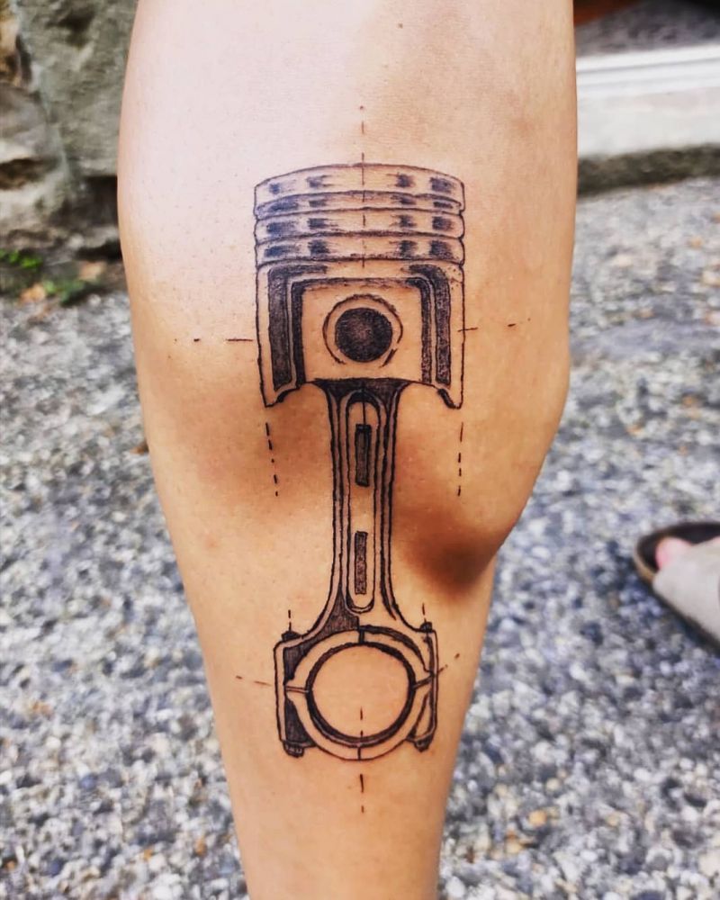 30 Pretty Mechanic Tattoos for Inspiration