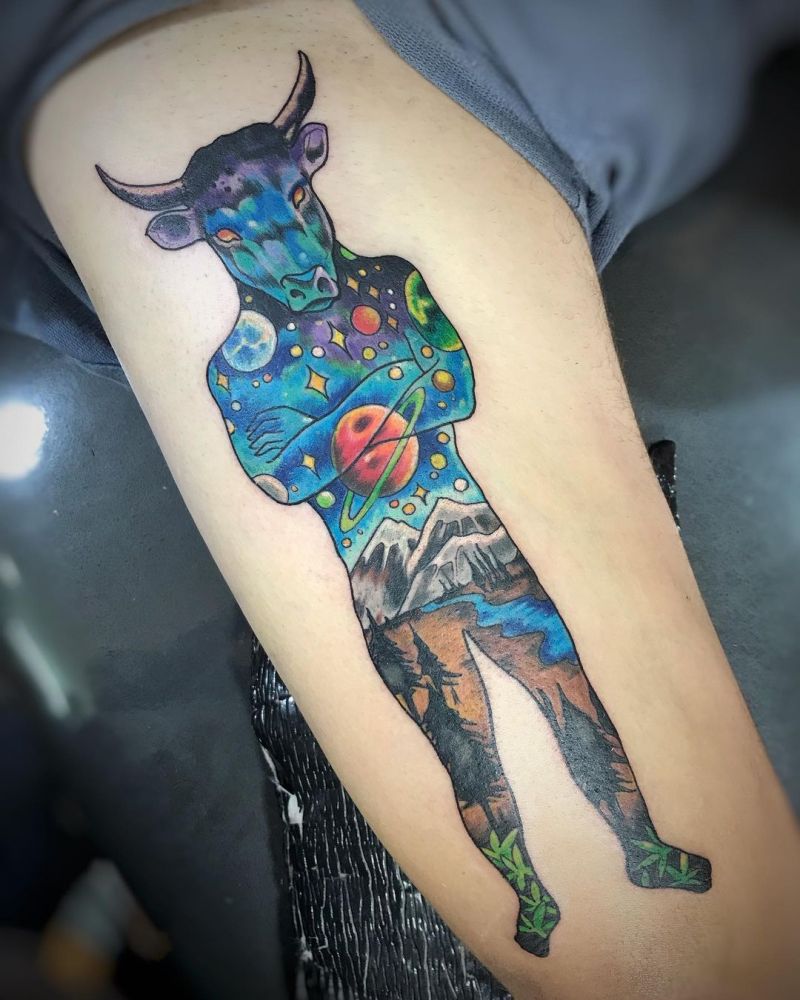 30 Superb Minotaur Tattoos to Inspire You