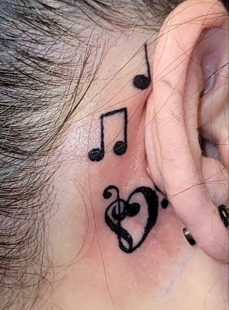 30 Unique Music Note Tattoos You Will Love