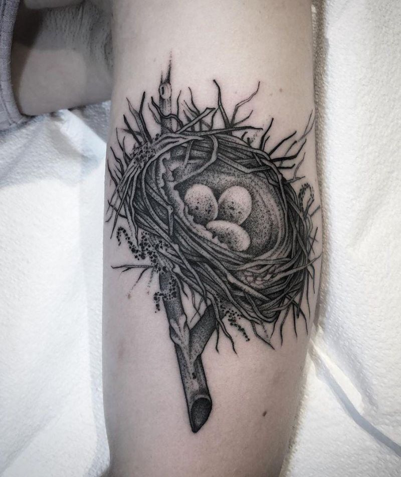 30 Pretty Nest Tattoos You Must Try