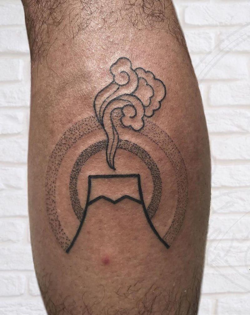 30 Pretty Volcano Tattoos for Inspiration