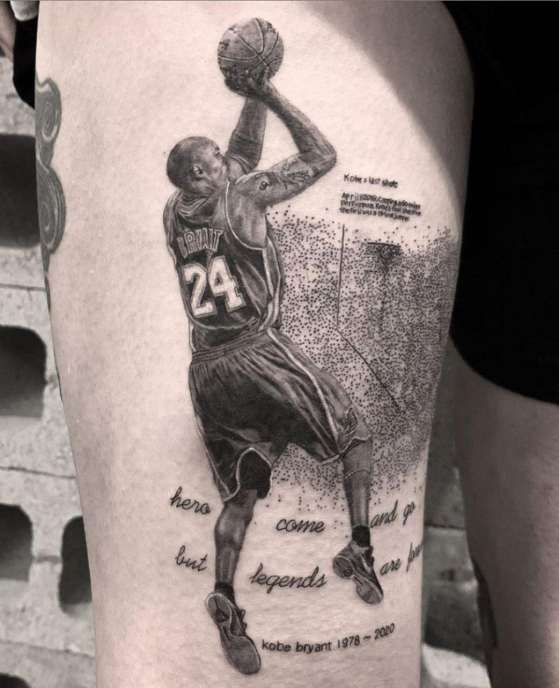 30 Pretty Basketball Tattoos for Inspiration