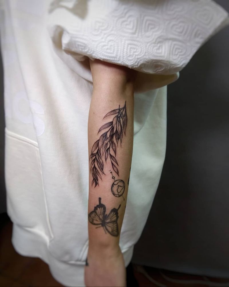 30 Pretty Branch Tattoos You Must Try