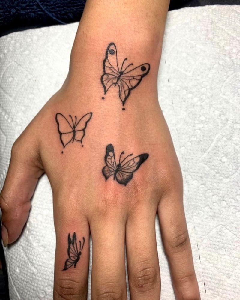 30 Pretty Butterfly Tattoos for Inspiration