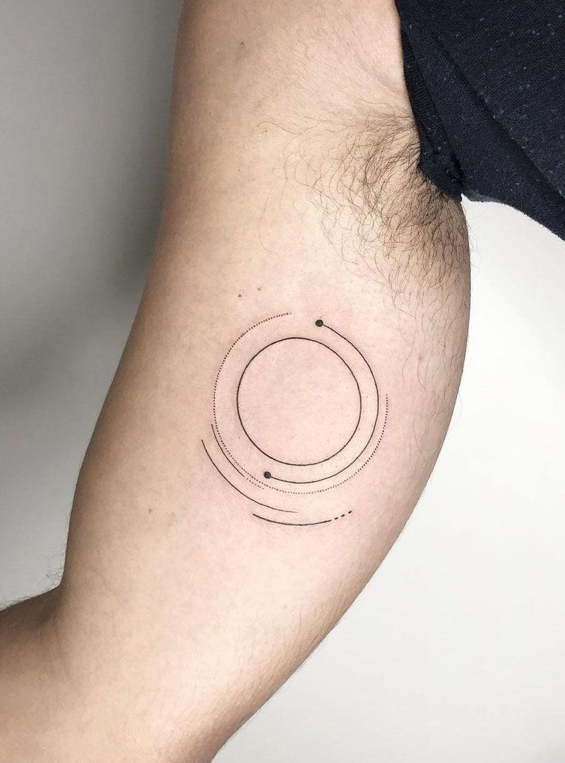 30 Pretty Circle Tattoos You Must Try