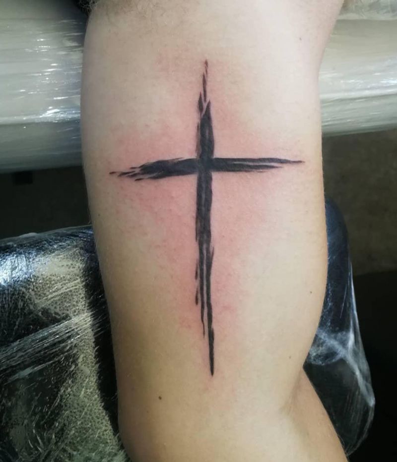 30 Pretty Cross Tattoos You Will Love