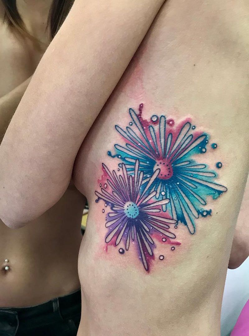 30 Pretty Fireworks Tattoos Improve Your Temperament