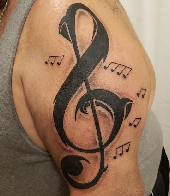 30 Unique Music Note Tattoos You Will Love