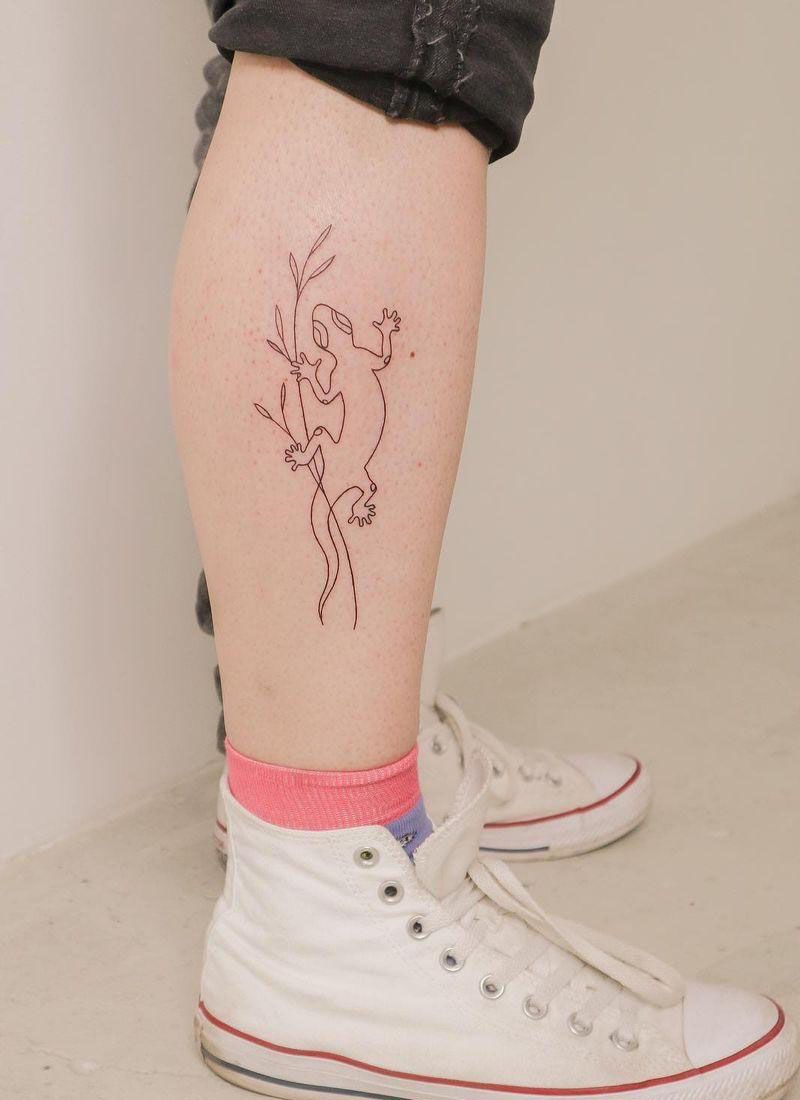 30 Pretty Salamander Tattoos to Inspire You