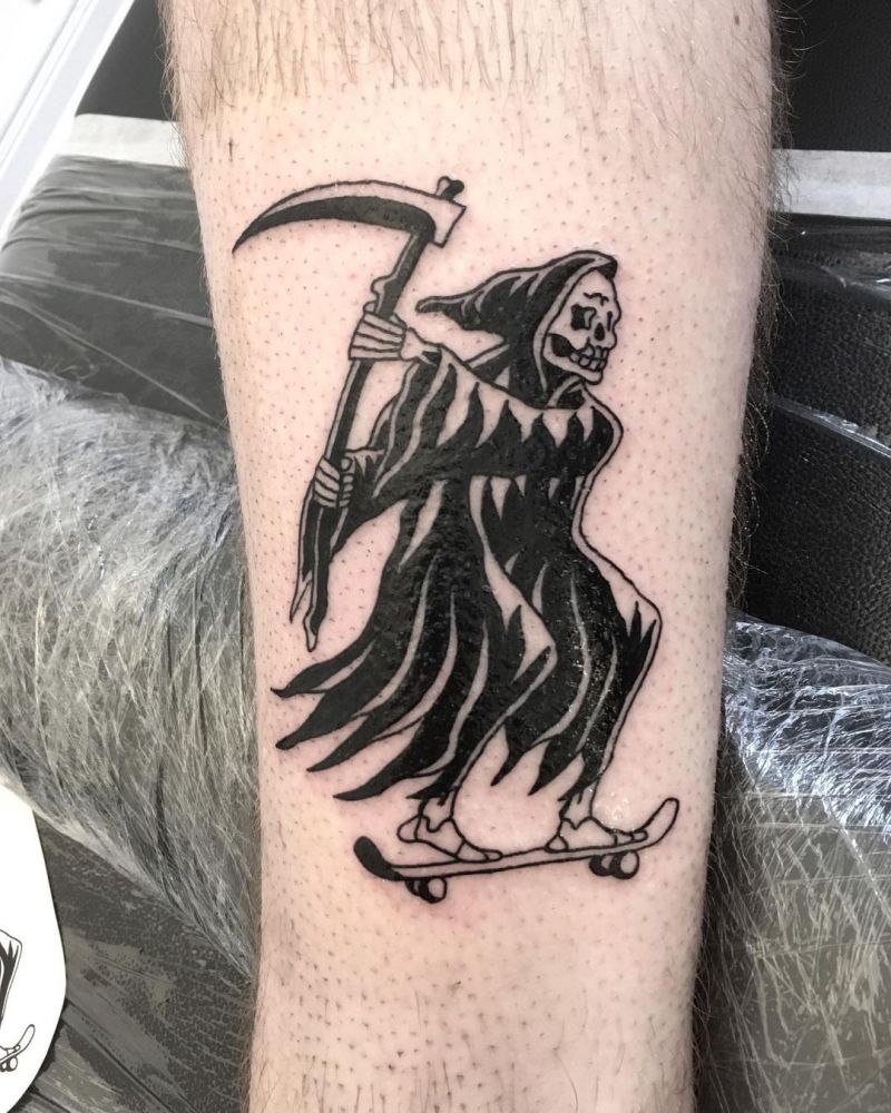 30 Pretty Skater Tattoos You Will Love