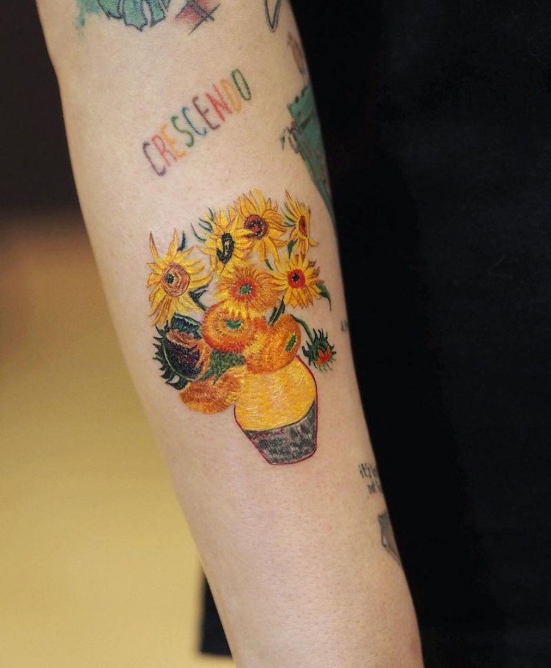 30 Pretty Sunflower Tattoos Improve Your Temperament