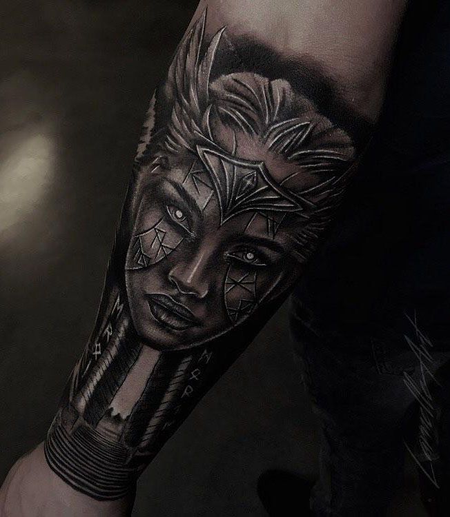 30 Pretty Valkyrie Tattoos to Inspire You