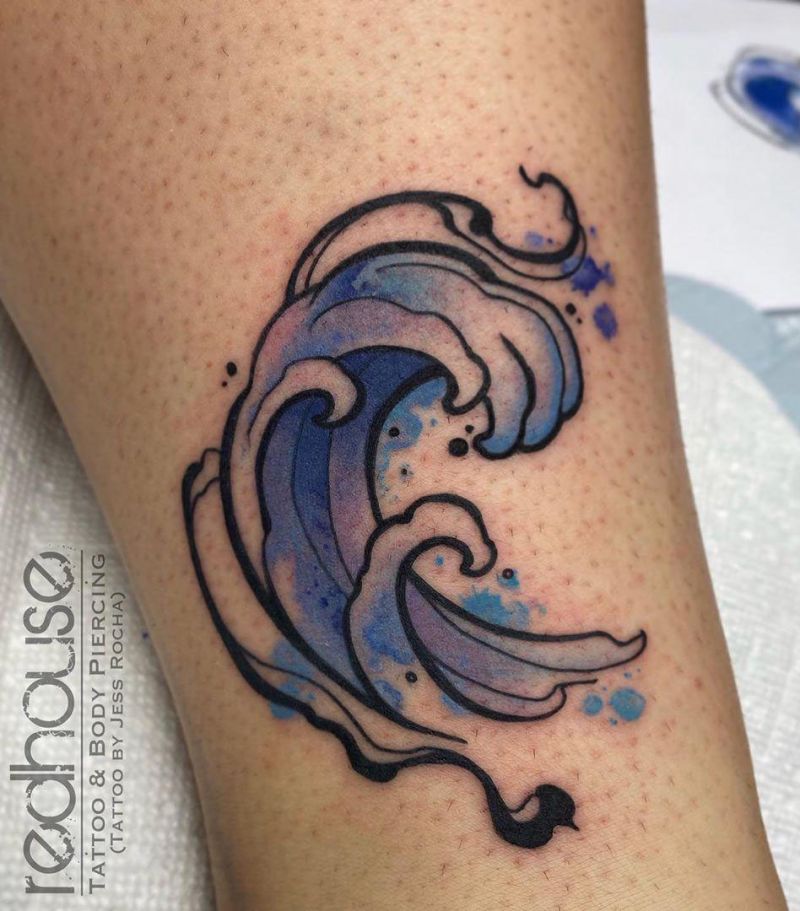 30 Pretty Water Tattoos You Will Love